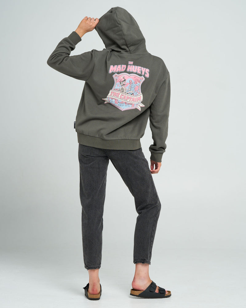 THE MAD HUEYS TWO FACED CAPTAIN | WOMENS HOODED PULLOVER