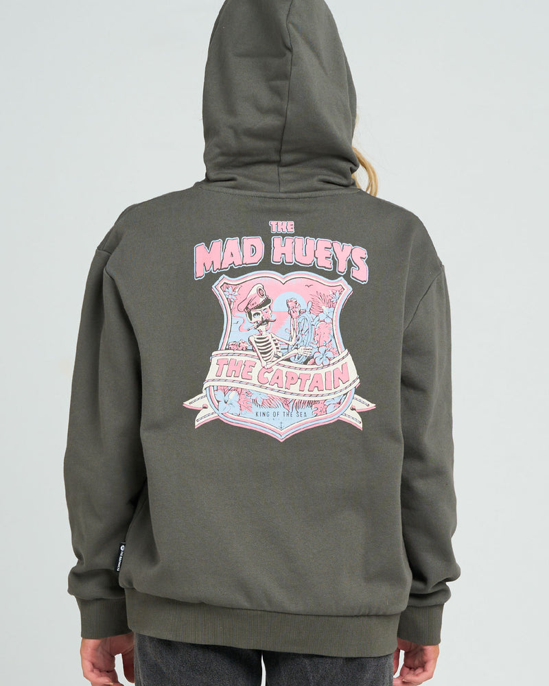 THE MAD HUEYS TWO FACED CAPTAIN | WOMENS HOODED PULLOVER