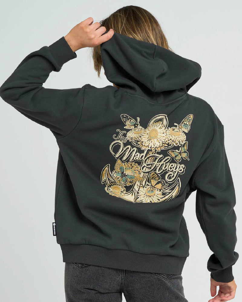 THE MAD HUEYS BUTTERFLY ANCHOR | WOMENS HOODED PULLOVER