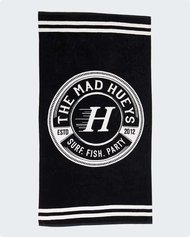 The Mad Hueys Surf Fish Party Beach Towel