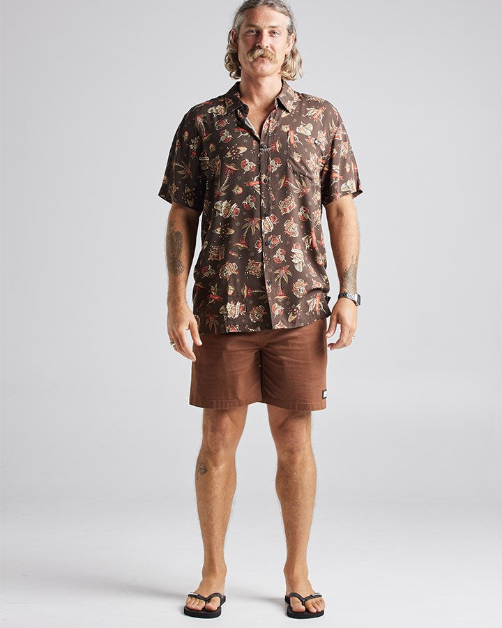 The Mad Hueys Hueys Tattoo Woven Shirt