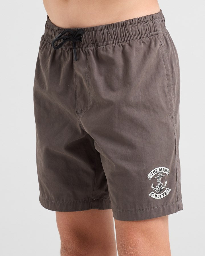 The Mad Hueys SKULL ANCHOR | YOUTH 14" VOLLEY SHORT