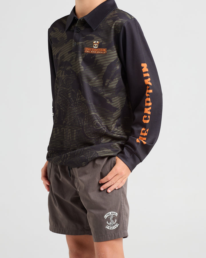 The Mad Hueys SKULL ANCHOR | YOUTH 14" VOLLEY SHORT