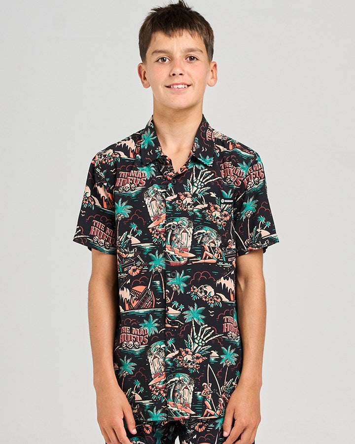 The Mad Hueys SHE'LL BE RIGHT | YOUTH WOVEN SHIRT