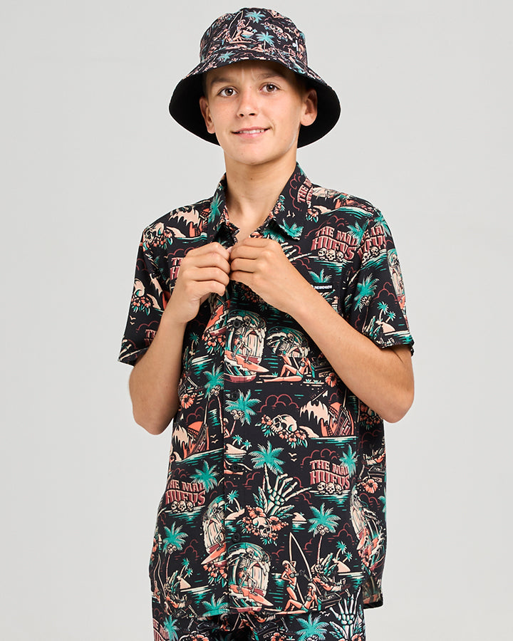 The Mad Hueys SHE'LL BE RIGHT | YOUTH WOVEN SHIRT