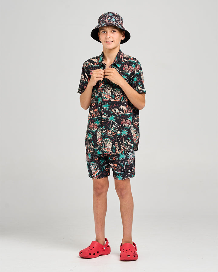 The Mad Hueys SHE'LL BE RIGHT | YOUTH WOVEN SHIRT