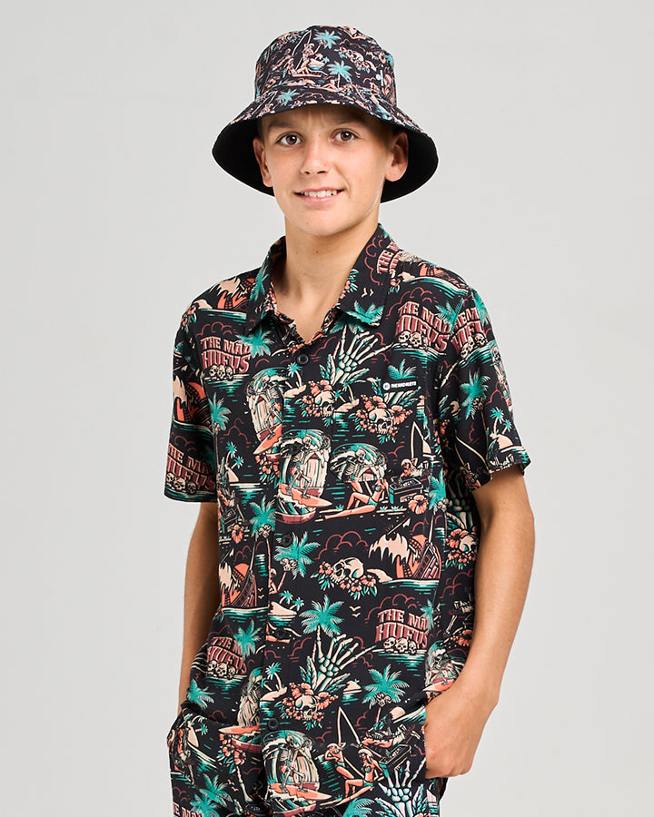 The Mad Hueys SHE'LL BE RIGHT | YOUTH WOVEN SHIRT