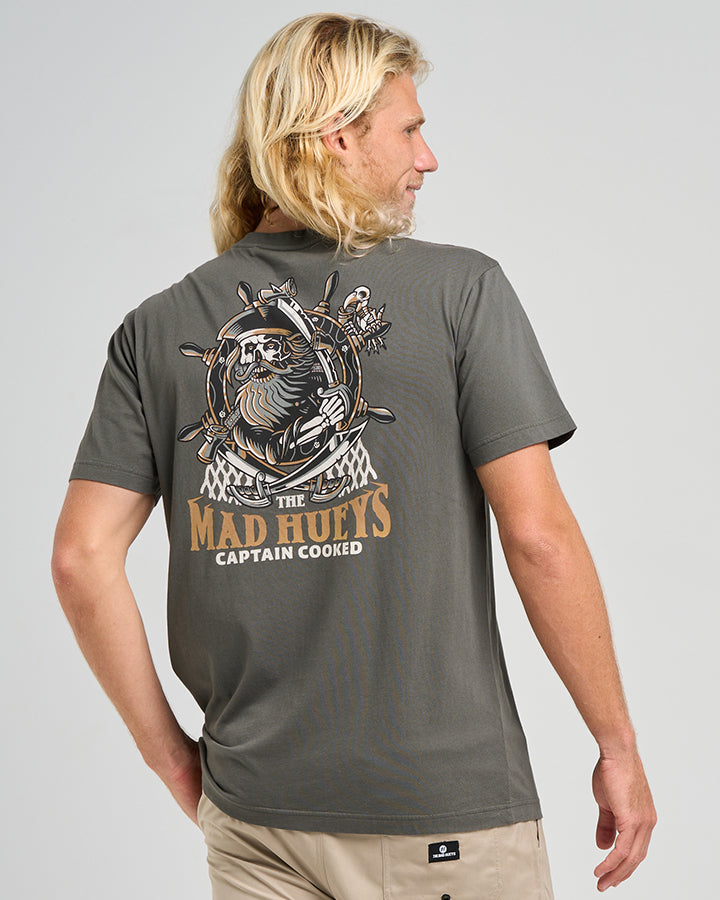 The Mad Hueys CAPTAIN SHIP FACED | SS TEE