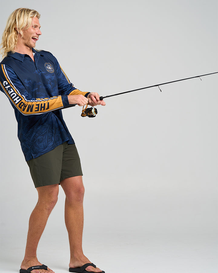 The Mad Hueys HOOKED CUDA | UPF 50+ FISHING JERSEY