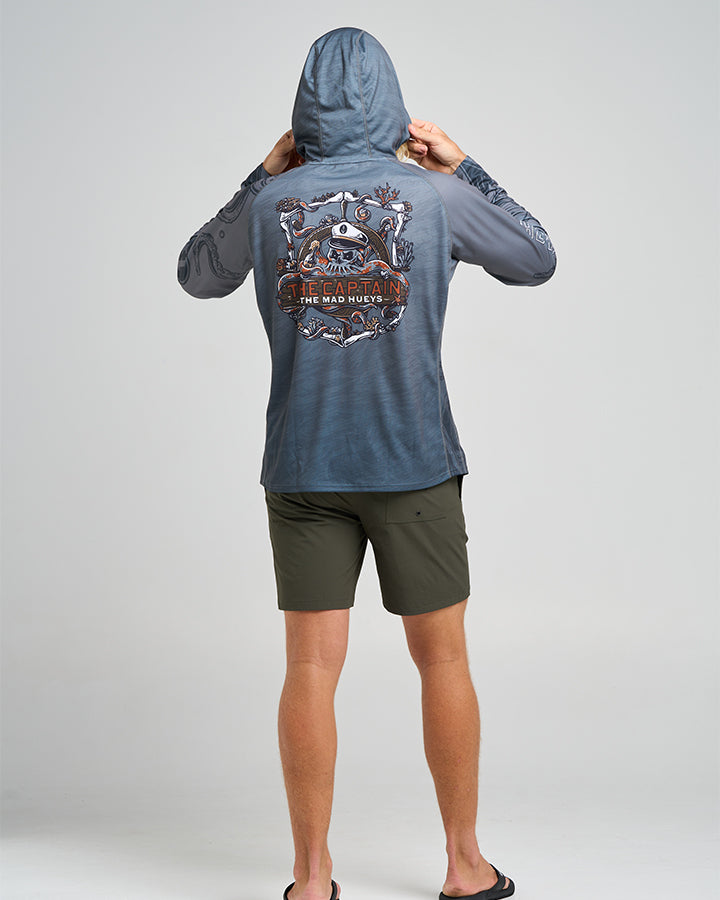 The Mad Hueys THE SEA CAPTAIN | UPF 50+ HOODED FISHING JERSEY