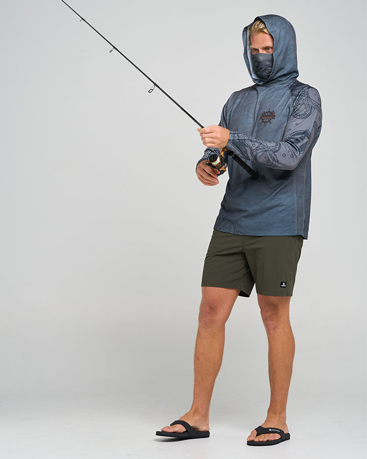 The Mad Hueys THE SEA CAPTAIN | UPF 50+ HOODED FISHING JERSEY