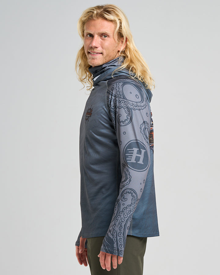 The Mad Hueys THE SEA CAPTAIN | UPF 50+ HOODED FISHING JERSEY