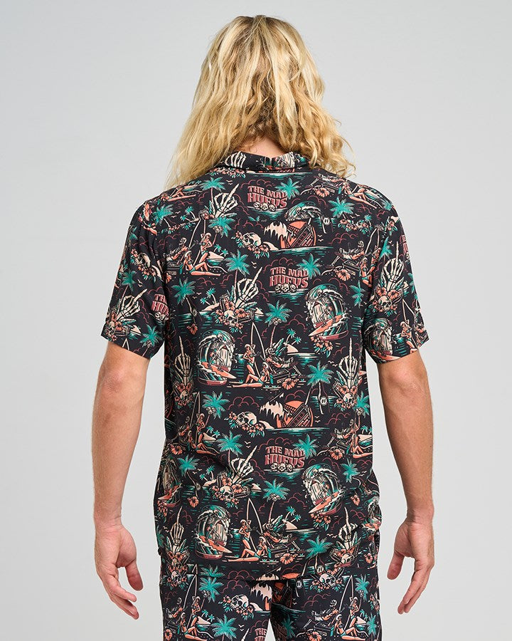 The Mad Hueys SHE'LL BE RIGHT | SS WOVEN SHIRT