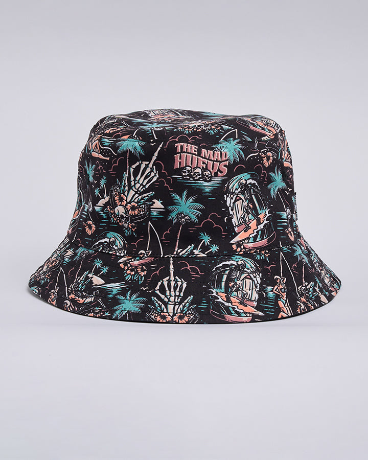 The Mad Hueys SHE'LL BE RIGHT | REVERSIBLE BUCKET HAT