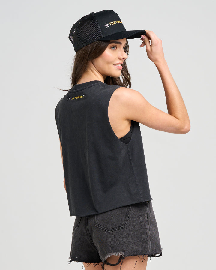 The Mad Hueys BORN TO RIDE | WOMENS CROP MUSCLE