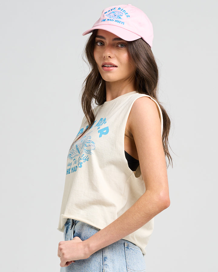 The Mad Hueys WAVE RIDER | WOMENS CROP MUSCLE