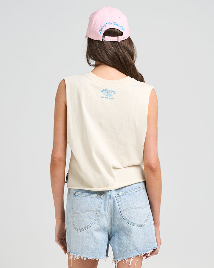The Mad Hueys WAVE RIDER | WOMENS CROP MUSCLE