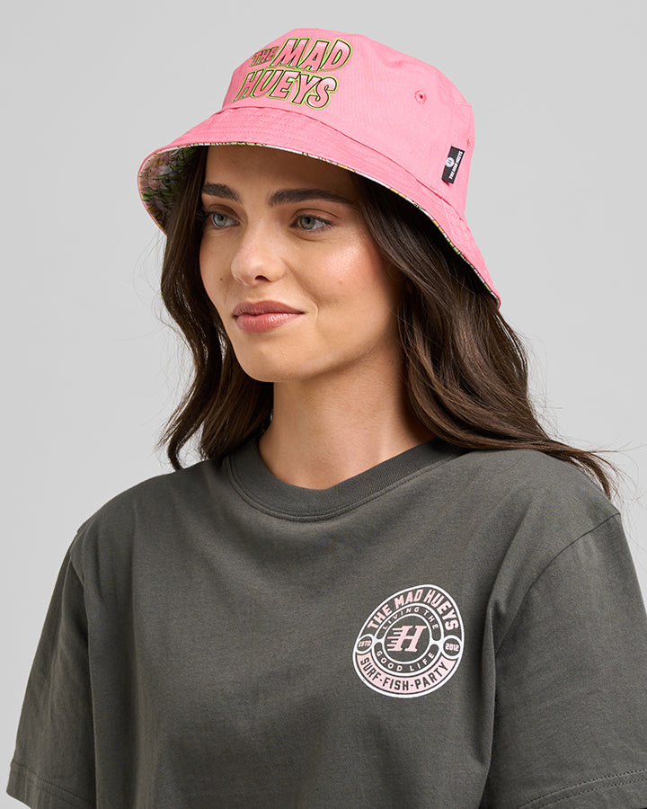 The Mad Hueys GALAH ANCHOR | WOMENS REVERSIBLE BUCKET HAT