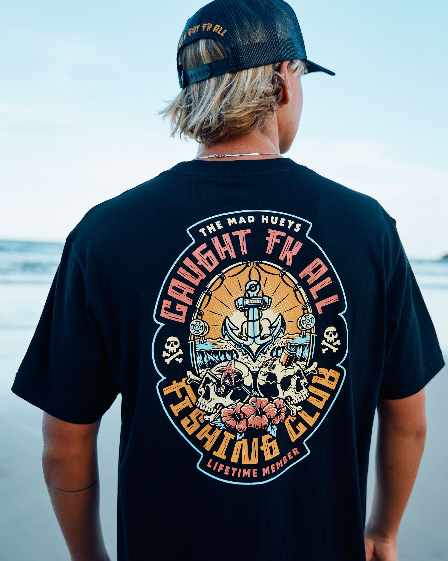 The Mad Hueys CAUGHT FK SKULL | SS TEE