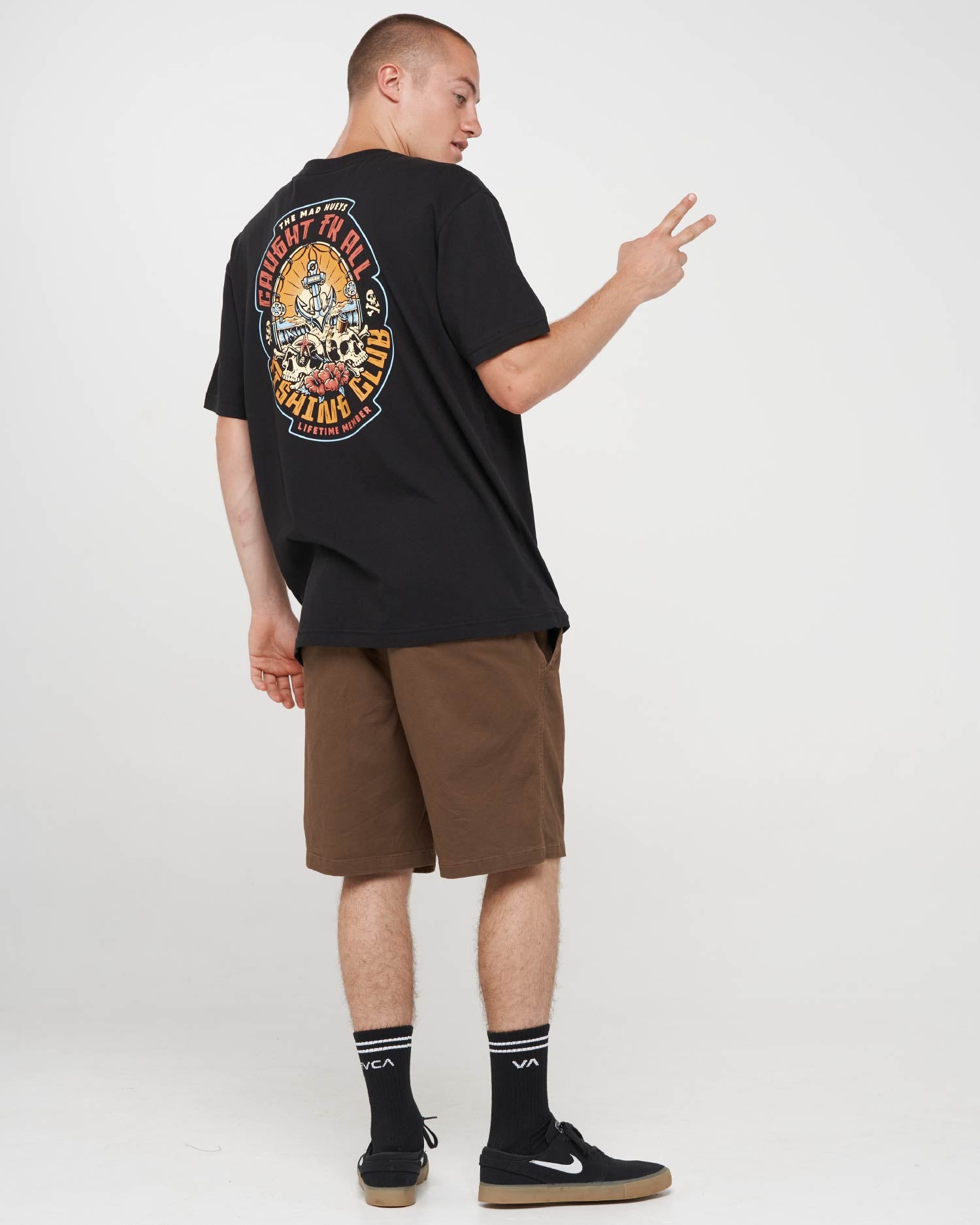The Mad Hueys CAUGHT FK SKULL | SS TEE