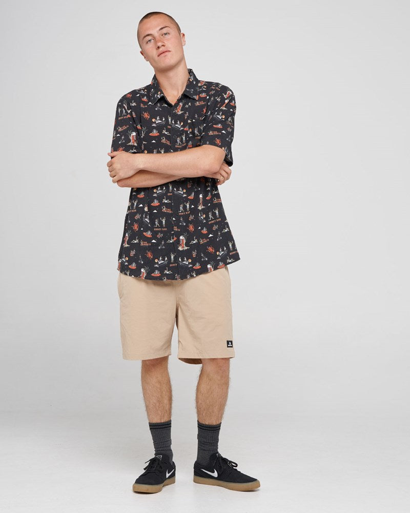 The Mad Hueys SHOEY BAR | SS WOVEN SHIRT