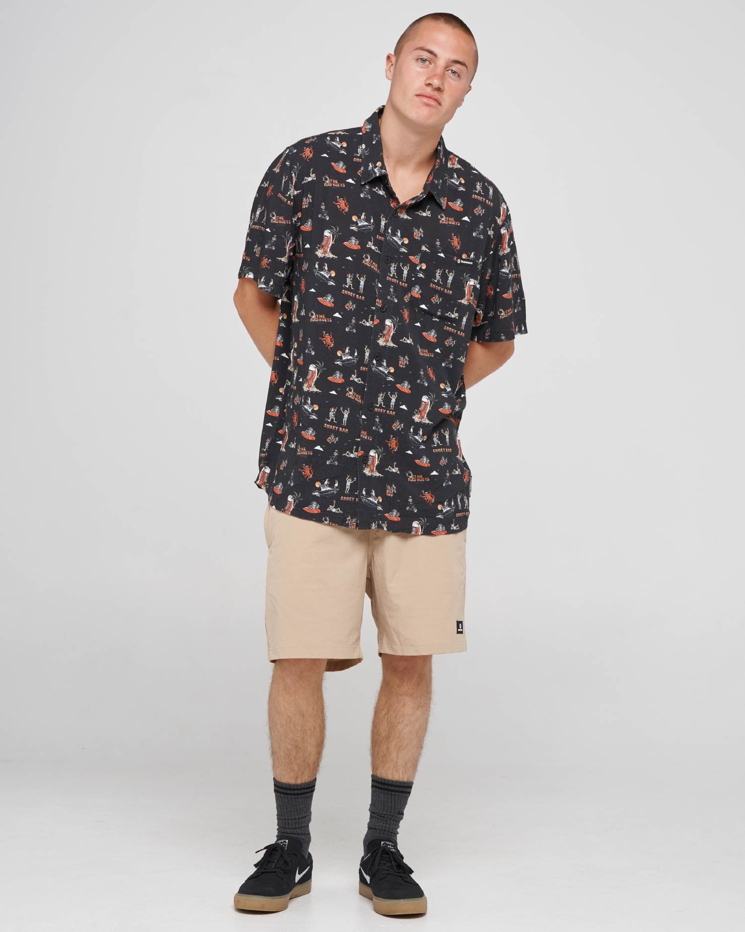 The Mad Hueys SHOEY BAR | SS WOVEN SHIRT