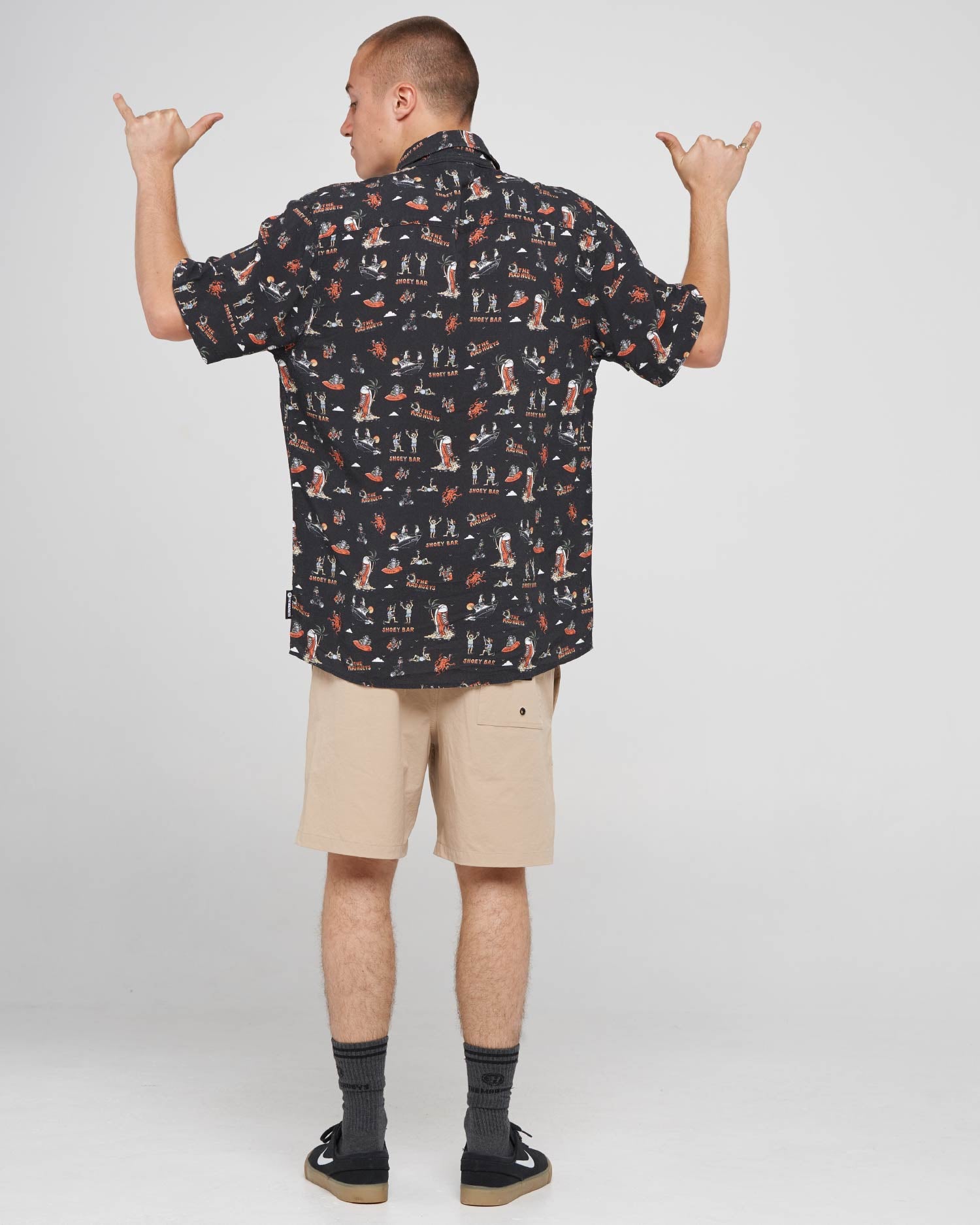 The Mad Hueys SHOEY BAR | SS WOVEN SHIRT