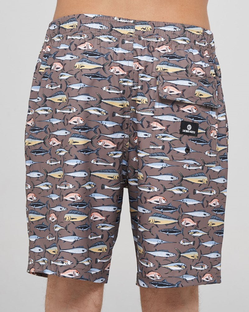 The Mad Hueys PRO HUEYS | 18" SWIM VOLLEY SHORT