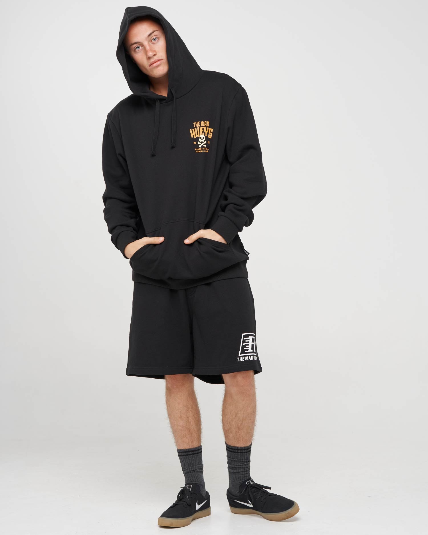 The Mad Hueys CAUGHT FK SKULL | HOODED PULLOVER