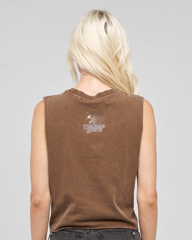 The Mad Hueys BAD TO THE BONE | WOMENS CROP MUSCLE