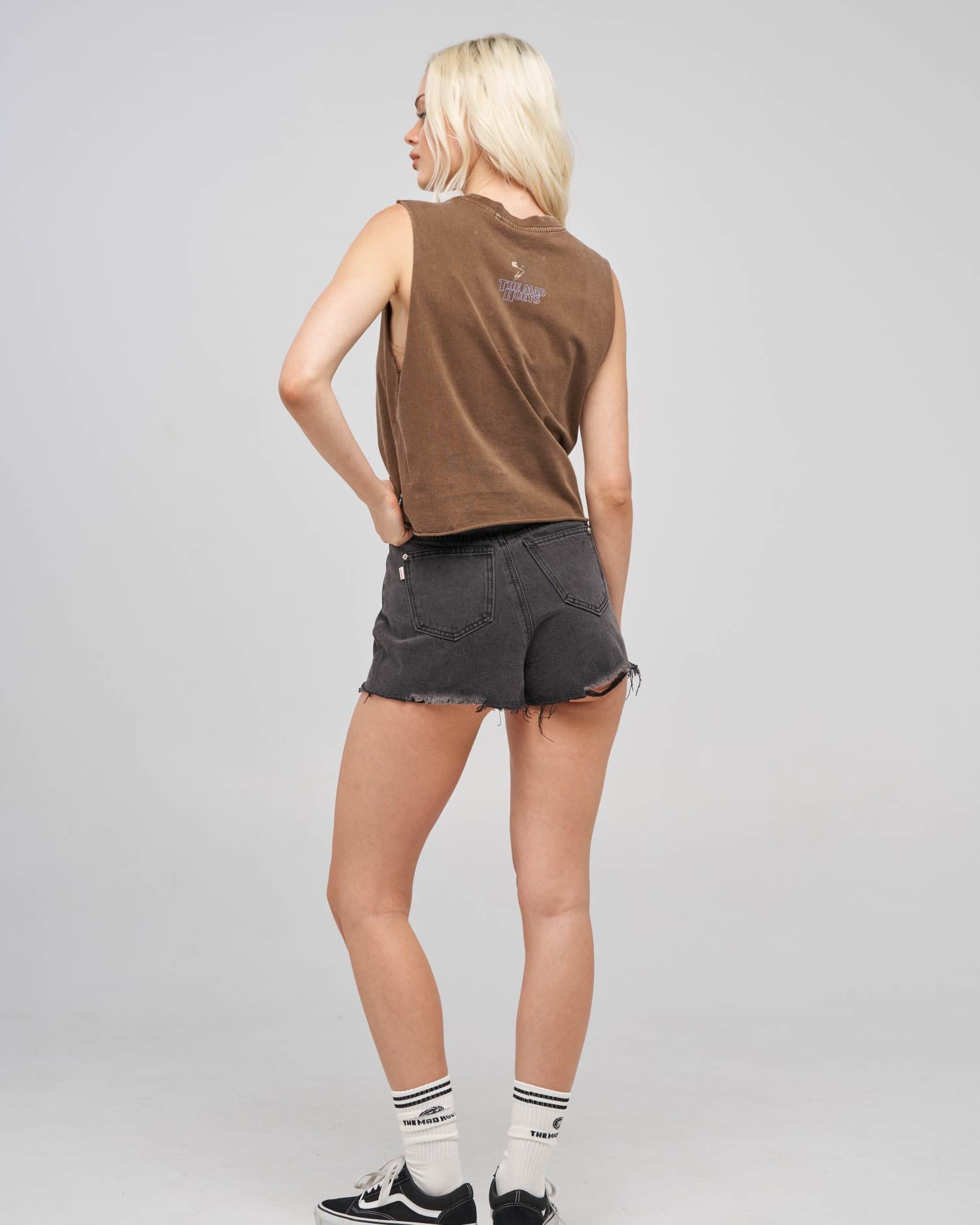 The Mad Hueys BAD TO THE BONE | WOMENS CROP MUSCLE