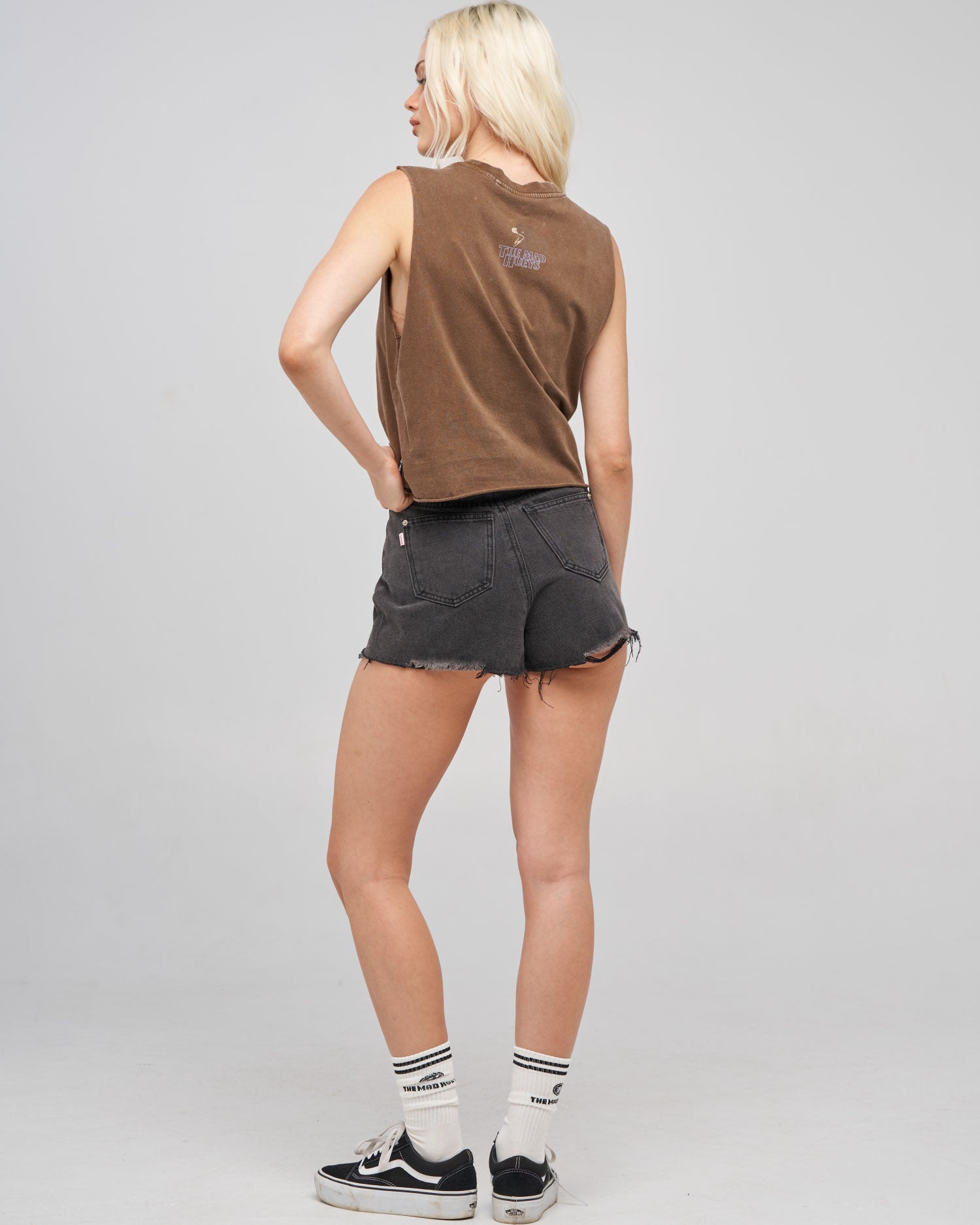 The Mad Hueys BAD TO THE BONE | WOMENS CROP MUSCLE