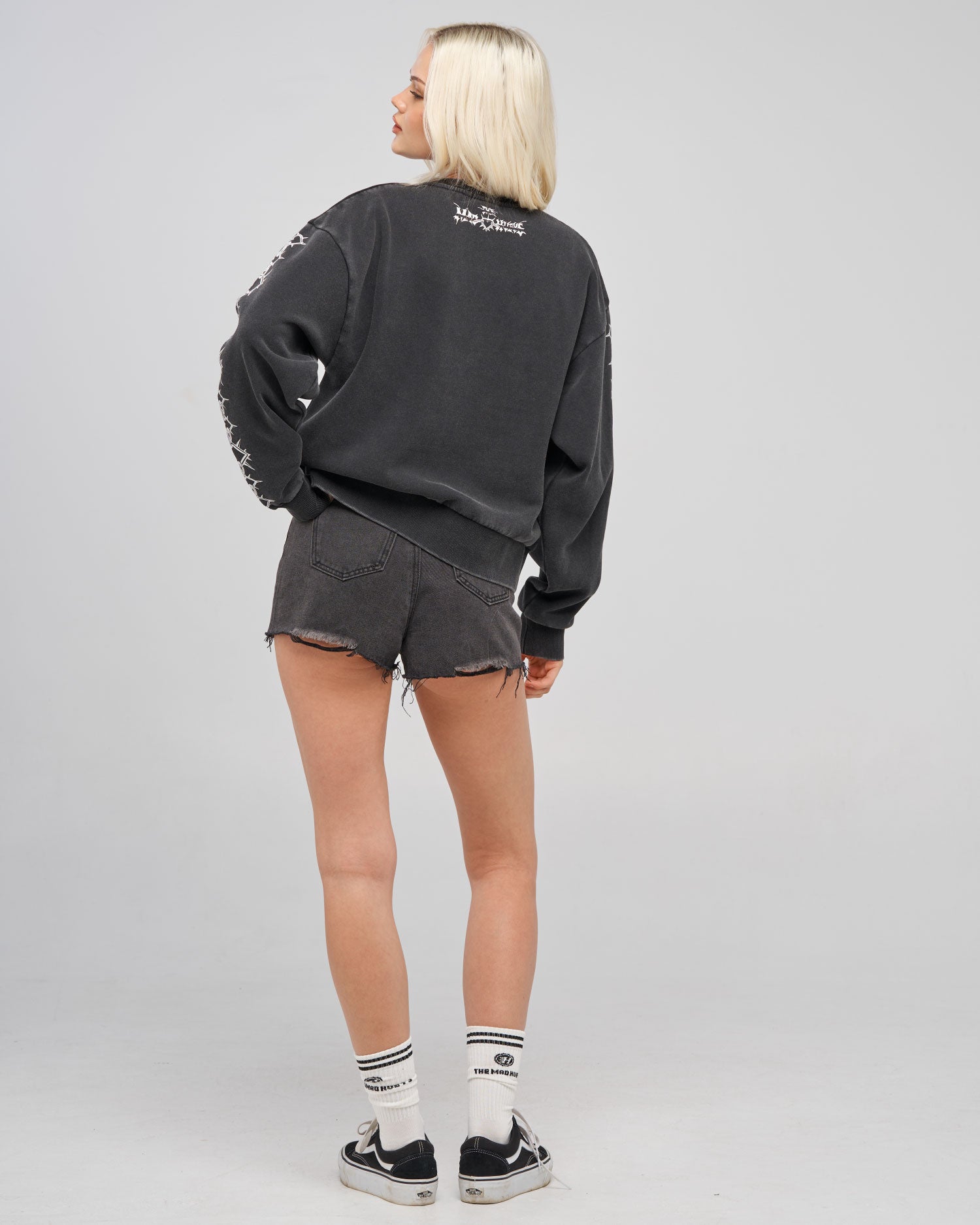 The Mad Hueys METAL HEART | WOMENS CREW PULLOVER