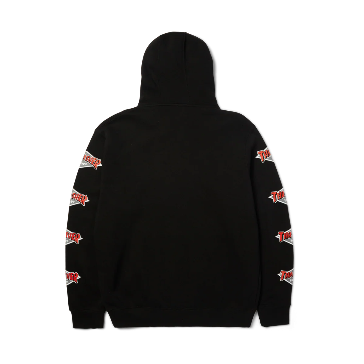 Huf X Thrasher Logo Hoodie - Black