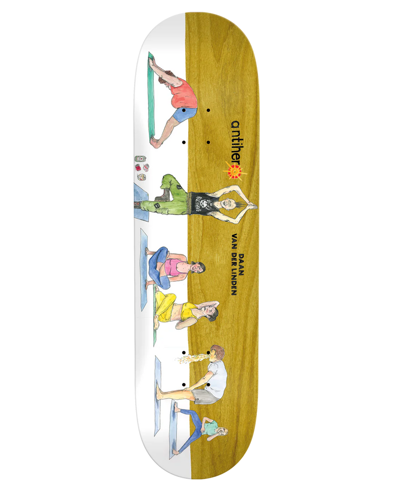 ANTIHERO DAAN VANDERLINDEN  I FARTED IN YOGA CLASS 8.38" DECK