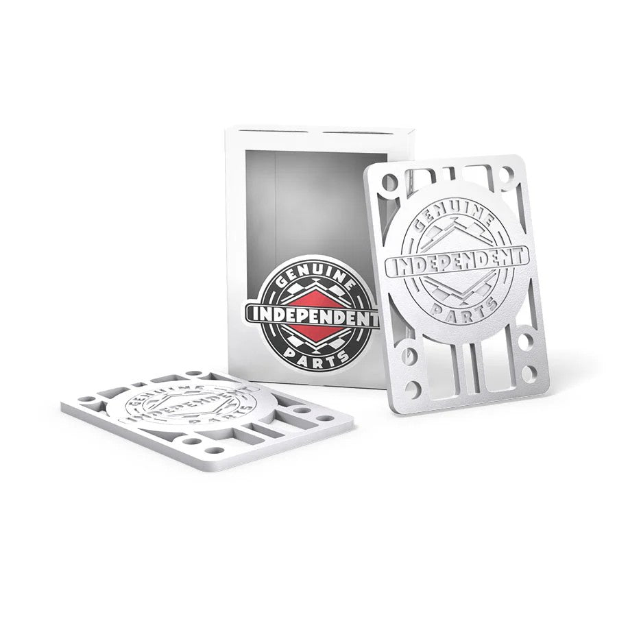 Independent 1/8" Riser - White