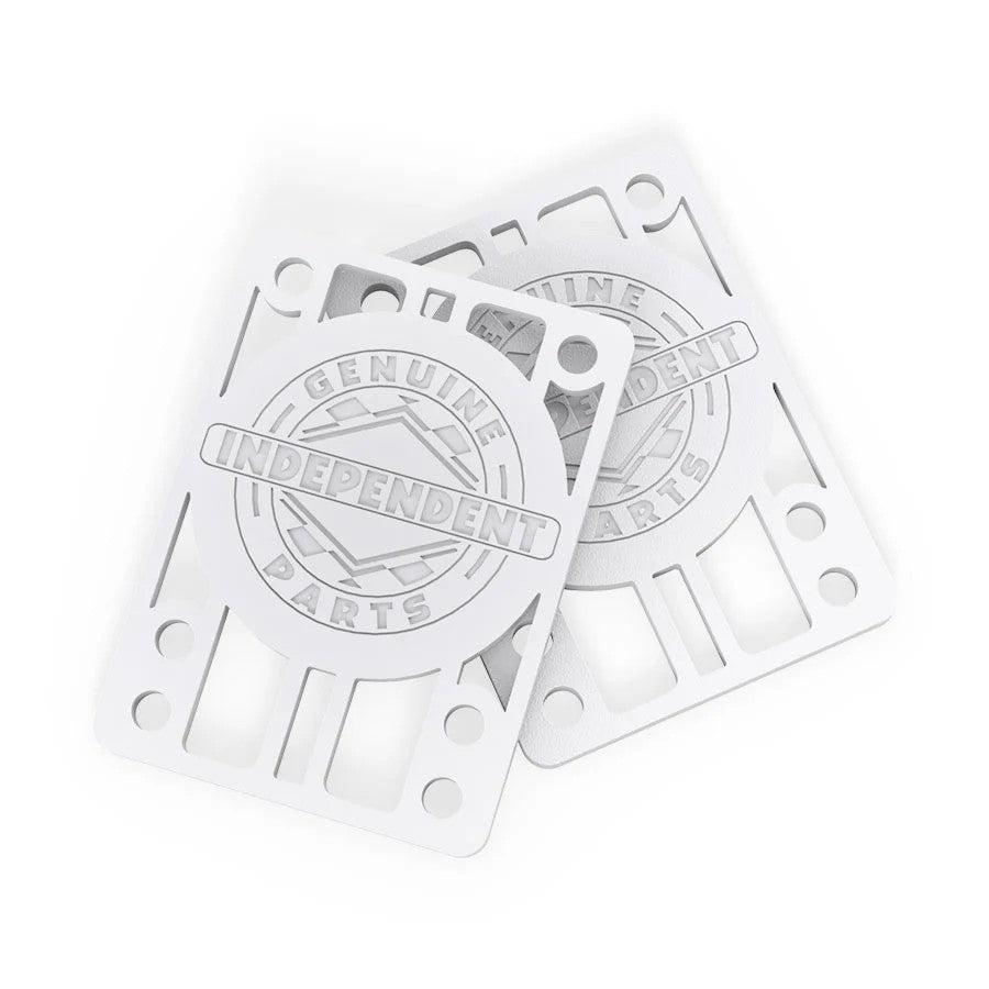 Independent 1/8" Riser - White