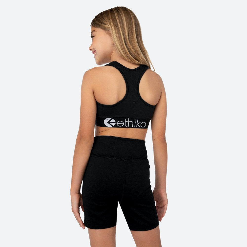 Ethika Biker Shorts Girls Black