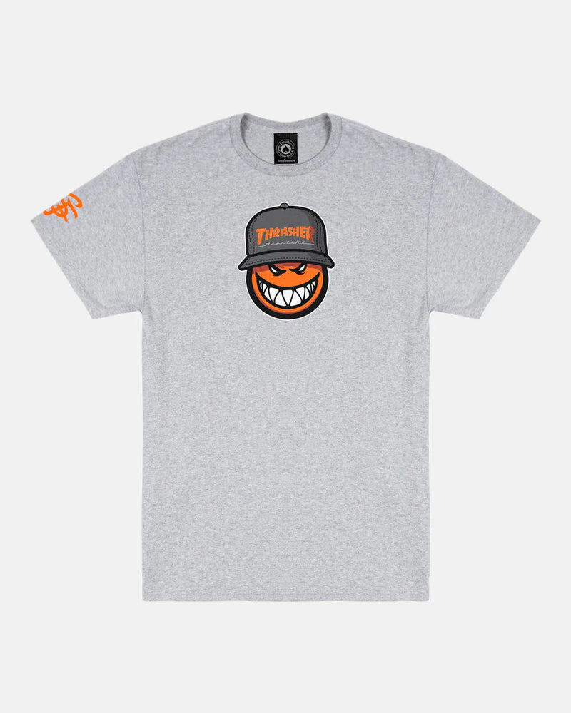 Thrasher X Spitfire Loc Tee - Sport Grey