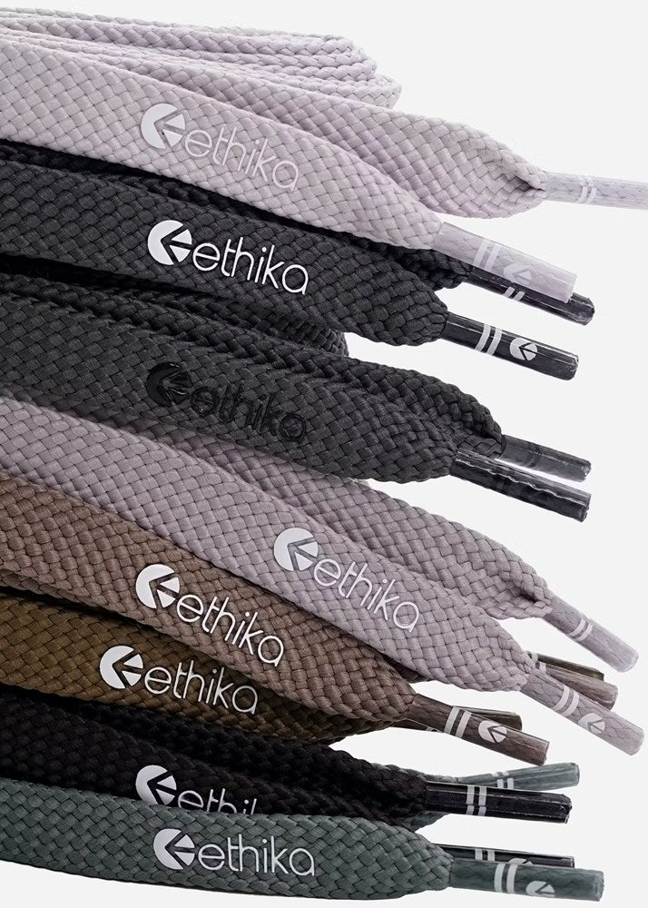 Ethika Shoelace Belt 8 Pack - Overcast Set