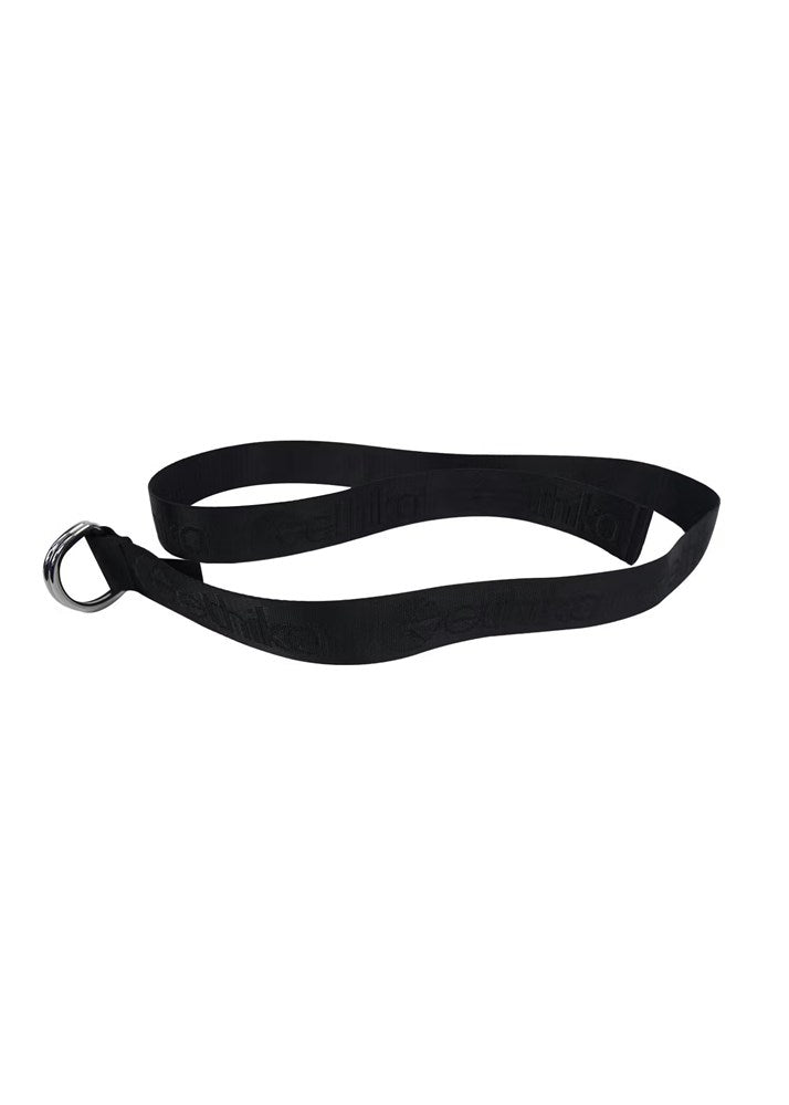 Ethika D Ring Belt - Logo Black