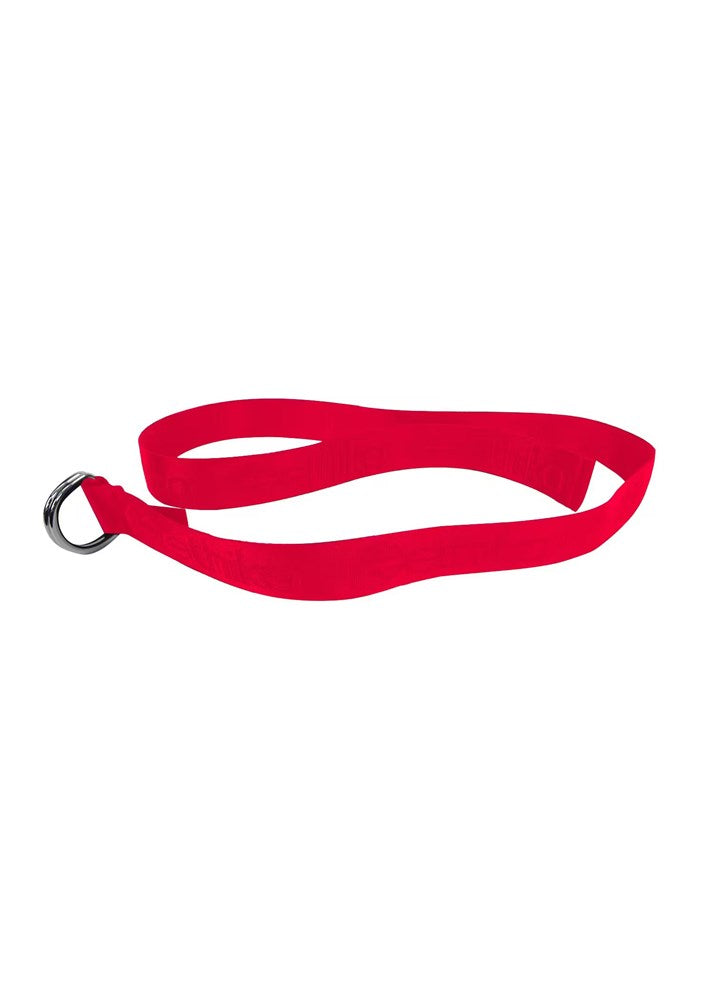 Ethika D Ring Belt - Logo Red
