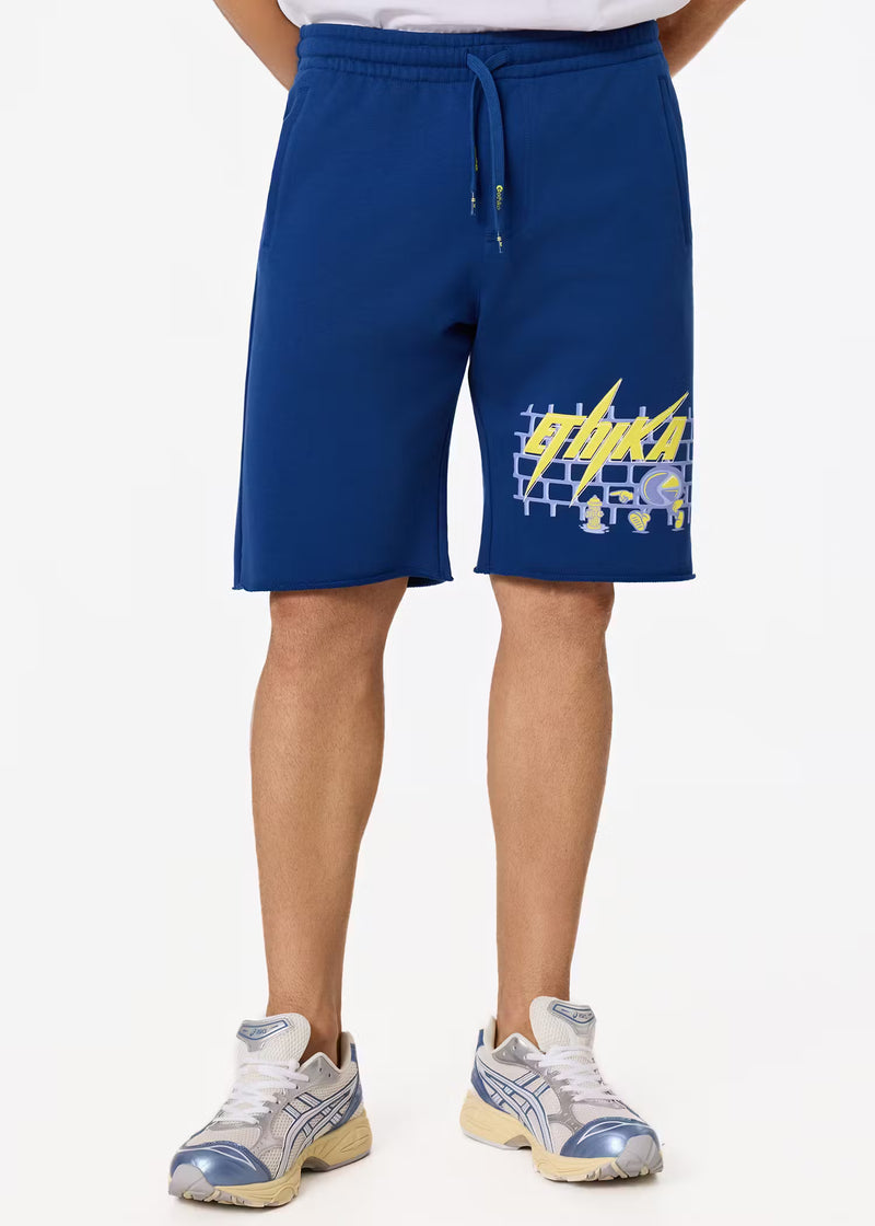 Ethika Mens Bolt Camo Raw Edge Short