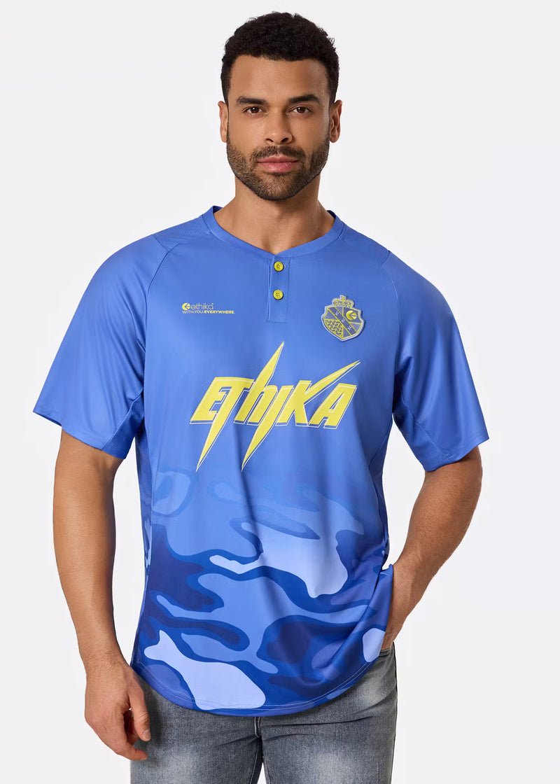 Ethika Mens Bolt Camo Soccer Jersey