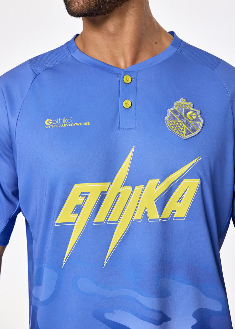 Ethika Mens Bolt Camo Soccer Jersey