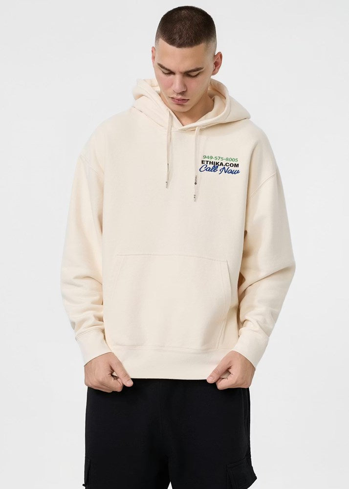 Ethika Mens Fight For You Hoodie - Cream