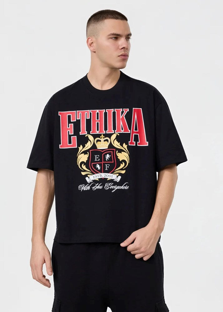 Ethika Mens Graduate Box Cut Tee