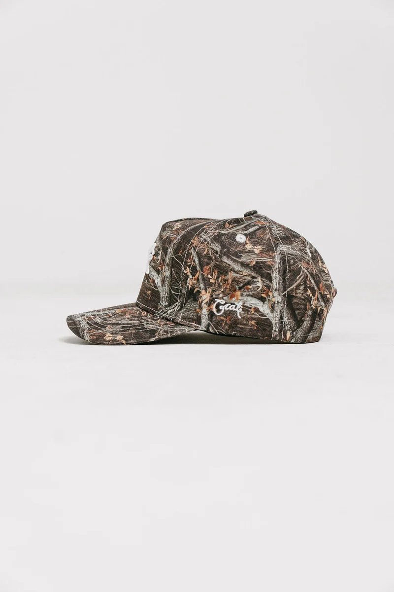 Crate Scripted Tree Camo Snapback