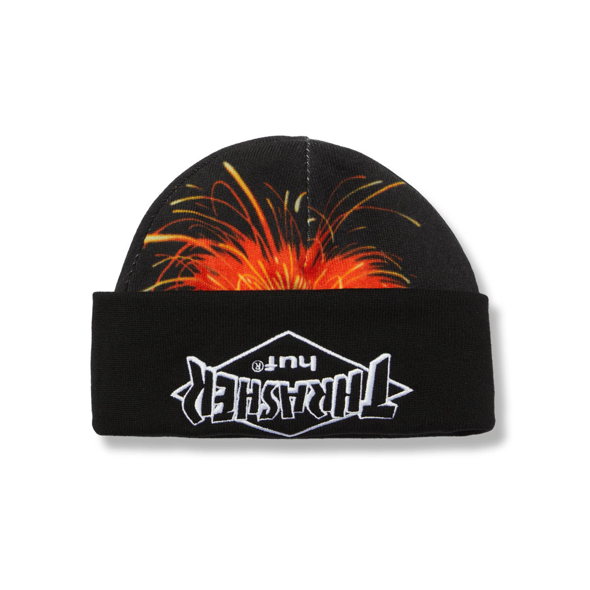 Huf X Thrasher Meltdown Reversible Beanie - Black