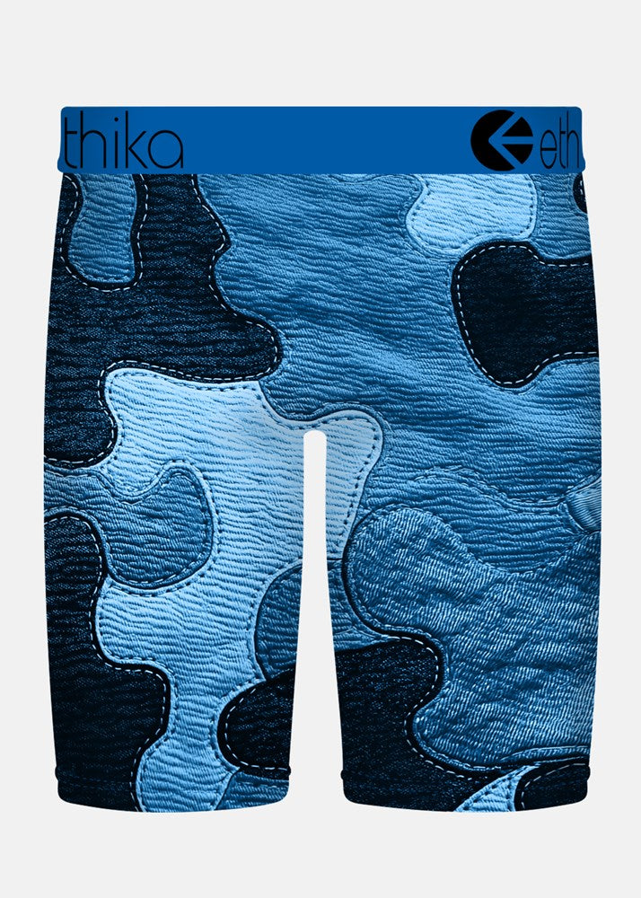 Ethika Mens Bomber Denim Blues Staple